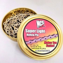 MCS Superlight Hollow Pin 3/32" race chain