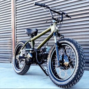 BMX Cub 175cc – Green Smoke Frame With Black Rims