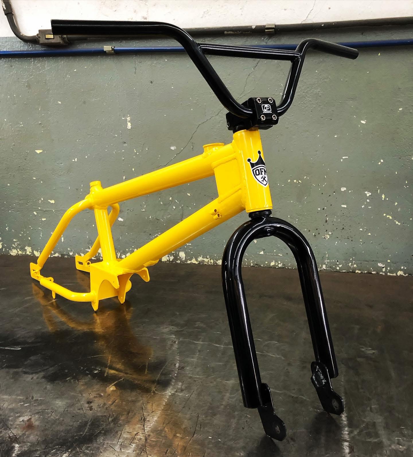 BMX Cub - Black & Yellow  (Frame Only)